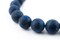 The Bead Chest Matte Round Lapis Lazuli Beads (10mm): Organic Gemstone Round Spherical Energy Stone Healing Power Crystal for Jewelry Bracelet Mala Necklace Making